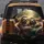 Shaggy Sloths Control Panel Road Trip - Animal Adventure Lover Gift Spare Tire Cover - 5