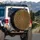 Dense Organic Shaped Leopard Spots Golden Tan Black Deep Brown Fur Wildlife Lover Gift Spare Tire Cover - 3