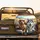 Golden Retriever Husky Buddy Cop Road Trip - Dog Lover Travel Gift Spare Tire Cover - 2