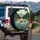Outdoor Fishing Scene Fishermen Lake River Forest Mountains - Fishing Lover Gift Spare Tire Cover - 3