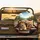 Orange Tabby Cats Convertible Road Trip - Travel Essentials Gift for Cat Lovers Spare Tire Cover - 2
