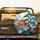 Gnarled Pine Maple Autumn Foliage Mountain Mist Asian Landscape - Road Trip Essentials Spare Tire Cover - 2