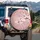 Cherry Blossom Flowers Falling Petals Foliage - Garden & Nature Lover Gift Spare Tire Cover - 3