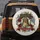 Antique Brass Liberty Bell Patriotic Floral Wreath - 250 Years Anniversary Gift Spare Tire Cover - 5