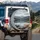 Misty Mountain Waterscape Gold Leaf Landscape - Travel Essentials Spare Tire Cover - 3