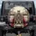 Grim Skeleton Ruined Car Interior Blood Spatter - Halloween Decor Gift Spare Tire Cover - 1
