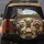 Dogs Luxury Car Interior Urban Landscape - Dog Lover Vehicle Gift Spare Tire Cover - 5