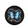 Blue Butterfly Golden Ribbons Celestial Stardust Cosmic - Home Decor Gift Spare Tire Cover - 4