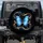 Blue Butterfly Golden Ribbons Celestial Stardust Cosmic - Home Decor Gift Spare Tire Cover - 1