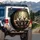 Five Pandas Cabin Forest Landscape - Wildlife Lover Gift for Panda Lovers Spare Tire Cover - 3