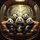 Five Pandas Cabin Forest Landscape - Wildlife Lover Gift for Panda Lovers Spare Tire Cover - 6