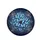 Iridescent Blue Butterflies Silver Floral Star Sky - Home Decor Gift for Butterfly Lover Spare Tire Cover - 4