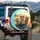Four Tabby Cats Driving Sing-Along - Road Trip Essentials Cat Lover Gift Spare Tire Cover - 3