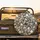 River Stone Pebbles Clock Face White Numerals - Outdoor Enthusiast Gift Spare Tire Cover - 2