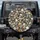 River Stone Pebbles Clock Face White Numerals - Outdoor Enthusiast Gift Spare Tire Cover - 1