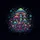 Glowing Psychedelic Mushrooms Cosmic Stars - Fantasy Lover Gift Spare Tire Cover - 6