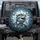 Great White Shark Fractured Plaster White Rose - Wildlife Lover Gift for Shark Lovers Spare Tire Cover - 1