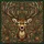 Deer Head Woodland Foliage Flowers - Home Decor Gift for Wildlife Lover Spare Tire Cover - 6