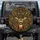 Deer Head Woodland Foliage Flowers - Home Decor Gift for Wildlife Lover Spare Tire Cover - 1