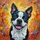 Close-up Pink Tongue Tilted Head Boston Terrier Dog Portrait - Dog Lover Everyday Use Gift Spare Tire Cover - 6