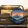 Adventure Begins Mountain Forest Landscape Starlit Sky - Nature Lover Gift Spare Tire Cover - 2