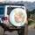 Dolphin Baby Animals Ark Boat Ocean - Animal Lover Gift Spare Tire Cover - 3