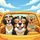 Three Happy Dogs Sunglasses Selfie Vehicle Interior - Adventure Road Trip Lifestyle Spare Tire Cover - 6