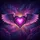 Feathered Wings Heart Cosmic Sky - Home Decor Gift for Fantasy Lover Spare Tire Cover - 6