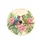 Teal Pink Green Birds Branch Peony Tropical Foliage - Wildlife Lover Gift Spare Tire Cover - 4