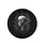 Realistic Skull Lily Gothic Border Celestial Symbols - Dark Vehicle Style Gift Spare Tire Cover - 4