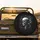 Realistic Skull Lily Gothic Border Celestial Symbols - Dark Vehicle Style Gift Spare Tire Cover - 2