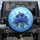 Sapphire Rose Bouquet Blue Butterfly Aquamarine Crystal - Vehicle Decor Gift Spare Tire Cover - 1