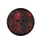 Crimson Black Split Skull - Gothic Decor Gift for Skull Lover Spare Tire Cover - 4