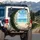 Sun-Drenched Tropical Beach French Doors Patio Lightbulbs - Travel Essentials Spare Tire Cover - 3