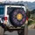Sun Moon Stars Purple Flowers - Celestial Home Decor Gift for Stargazer Spare Tire Cover - 3