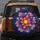 Multi-petal Flower Coral Purple Luminous Spheres - Outdoor Decor Gift Spare Tire Cover - 5