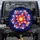 Multi-petal Flower Coral Purple Luminous Spheres - Outdoor Decor Gift Spare Tire Cover - 1