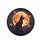 Black Cat Harvest Moon Orange Roses - Home Decor Gift for Cat Lover Spare Tire Cover - 4