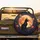 Black Cat Harvest Moon Orange Roses - Home Decor Gift for Cat Lover Spare Tire Cover - 2