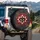 Ethereal All Seeing Eye Occult Lotus Celestial Patterns - Esoteric Home Decor Gift Spare Tire Cover - 3