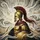 Spartan Warrior Golden Mosaic Helmet Red Plume - History Enthusiast Vehicle Gift Spare Tire Cover - 6