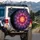 Luminous Mandala Floral Leaf - Spiritual Home Decor Gift Spare Tire Cover - 3