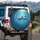Three Graceful Bottlenose Dolphins Deep Ocean Scene - Aquatic Wildlife Home Decor Gift Spare Tire Cover - 3