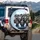 Pitbull Dogs Car Interior Landscape - Dog Lover Auto Decor Gift Spare Tire Cover - 3