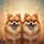 Fluffy Pomeranian Dogs - Pet Lover Home Decor Gift Spare Tire Cover - 6