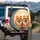 Fluffy Pomeranian Dogs - Pet Lover Home Decor Gift Spare Tire Cover - 3