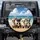Five Chihuahua Puppies Golden Sand Turquoise Ocean Beach Scene - Dog Lover Gift Spare Tire Cover - 1