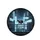 Black Cat Futuristic City Neon Signs - Urban Home Decor Gift for Cat Lover Spare Tire Cover - 4