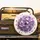 Pressed Lavender Violet Hydrangea Flowers Cream Blush - Everyday Botanical Home Decor Spare Tire Cover - 2