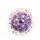 Pressed Lavender Violet Hydrangea Flowers Cream Blush - Everyday Botanical Home Decor Spare Tire Cover - 4